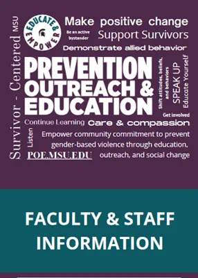 Faculty and Staff brochure