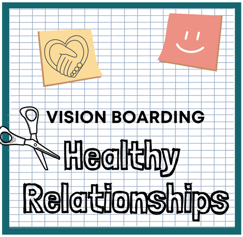 Vision boarding Healthy Relationships Logo